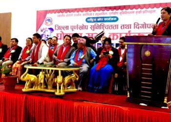 भक्तपुर जिल्लालाई पूर्ण खोप तथा दिगोपना घोषणा