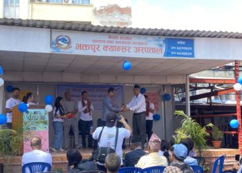 भक्तपुर क्यान्सर अस्पतालमा डाक्टर चादनी टर्मिनल केयर युनिटको उद्घाटन