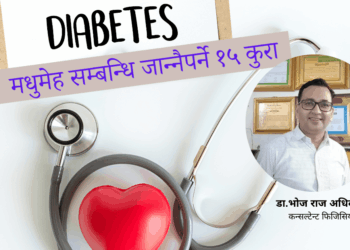 Diabetes must know 15 facts by Health News Nepal