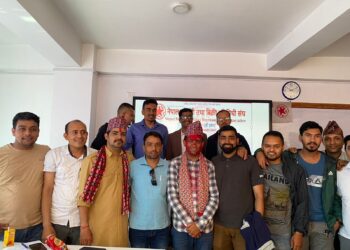 नेपाल औषधि तथा बिक्री प्रतिनिधि संघ काठमाडौं इकाई अध्यक्ष पदको जिम्मेवारी रिजाललाई