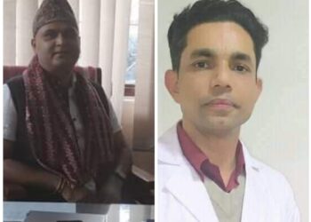 डा. शर्माले व्यवस्थापन महाशाखा निर्देशक र डा. मरासिनीले ट्रमाको मेसुको पत्र बुझे