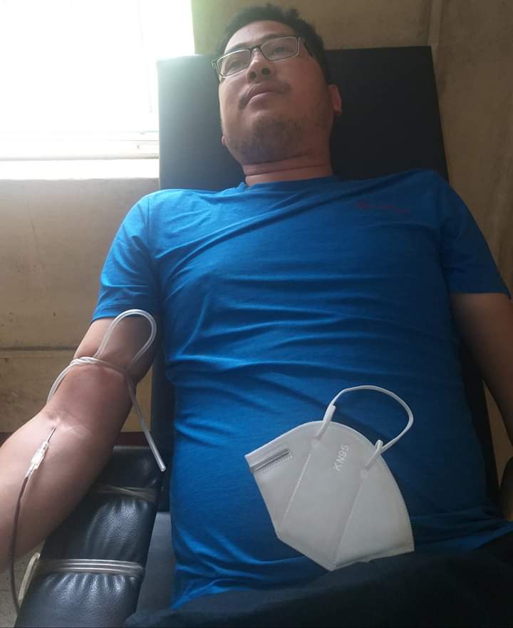 चिकित्सकले रगत दिएर बचाए बिरामीको ज्यान #Covid19