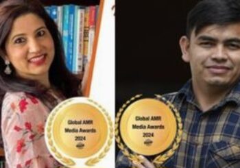 स्वास्थ्य पत्रकार आचार्य र खड्कालाई ग्लोबल एएमाआर मिडिया अवार्ड