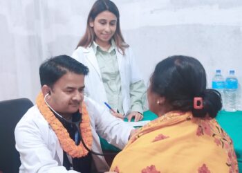 नि:शुल्क स्वास्थ्य शिविरमा ४०० जना लाभान्वित