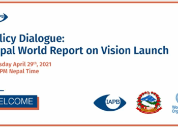 Policy dialogue Nepal World Report on Vision Launch