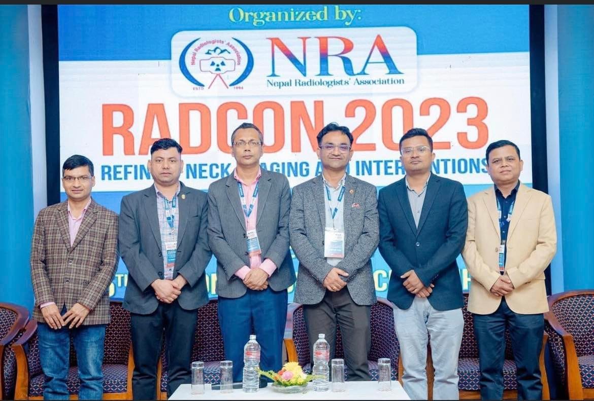 Radiological association 1 1 - रेडियोलोजीष्ट एसोसिएसन संघको अध्यक्षमा डा. शर्मा र महासचिवमा डा. बुढाथोकी निर्विरोध निर्वाचित रेडियोलोजीष्ट एसोसिएसन संघको अध्यक्षमा डा. शर्मा र महासचिवमा डा. बुढाथोकी निर्विरोध निर्वाचित