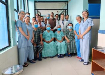 सुमेरु अस्पतालमा दुई बिरामीका परिवारबीच साटासाट गरेर मिर्गौला प्रत्यारोपण गरियो