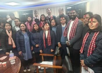 निजामती कर्मचारी युनियन अन्तर्गत स्वास्थ्यको विभागीय कार्यसमितिको अध्यक्षमा केसी