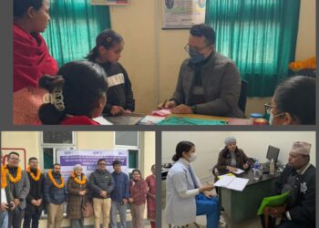 धादिङ अस्पतालमा भएको विशेषज्ञ सेवाबाट १ सय २९ जना लाभान्वित