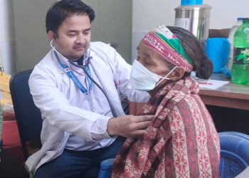 दुई दिने विशेषज्ञ स्तरीय बृहत नि-शुल्क स्वास्थ्य शिविर संचालन हुदै