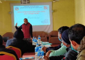 स्वास्थ्य निर्देशनालय राजपुर डोटीका निर्देशक डा. गुणराज अवस्थी