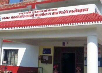 मन्थली अस्पतालको नवनिर्मित भवन नगरपालिकालाई हस्तान्तरण