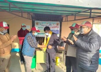 जनस्वास्थ्य प्रमुख दुर्गा दत्त चापागाई सम्मानित #PublicHealth