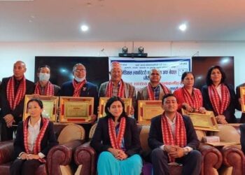 मेलानद्वारा सेवा निवृत स्वास्थ्य प्रयोगशाला कर्मीहरुको बिदाई एवं सम्मान