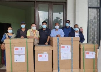 महानगरपालिका द्वारा क्षेत्रपाटी निःशुल्क चिकित्सालयलाई भेन्टिलेटर सहयोग